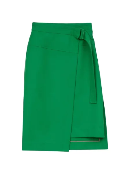Fustă înfășurată 3.1 Phillip Lim plic verde