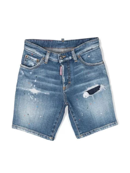 Dětské džínové šortky Dsquared2 modré