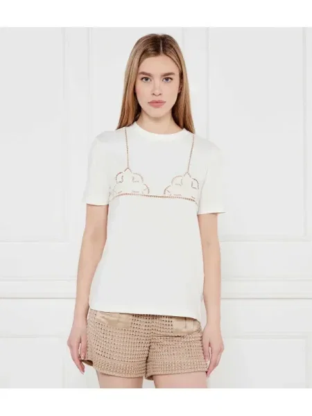 TWINSET Tricou alb