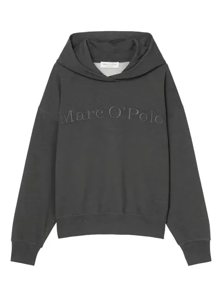 Hanorac cu glugă Marc O'polo cu broderie gri