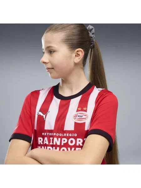 PUMA Młodzieżowa koszulka domowa PSV Eindhoven Odzież czerwony