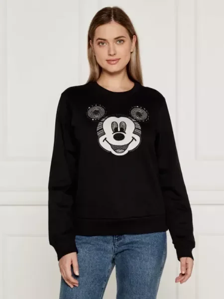 Desigual Hanorac DESIGUAL x DISNEY MICKEY YEAH! | negru