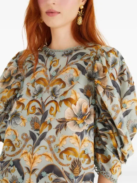 Bluză Farm Rio cu model floral albastru