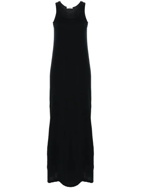 Maxi rochie maxi The Row fără mâneci de costum albastru