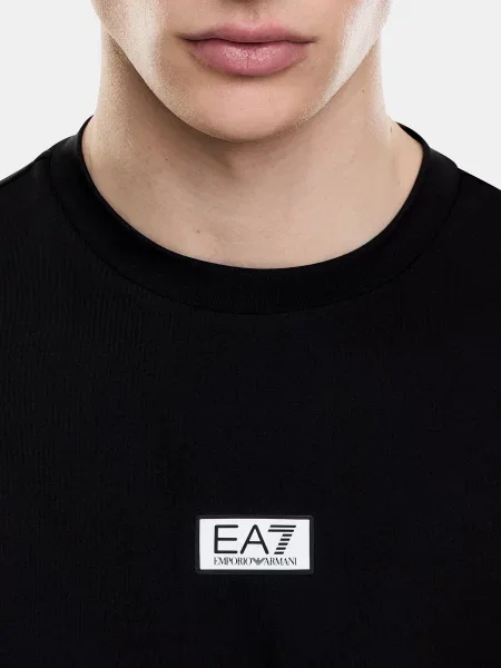 Футболка поліестер/еластан чорний