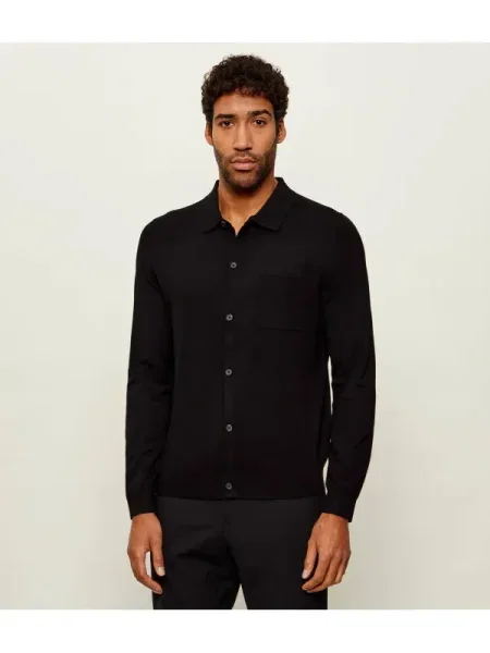 HUGO Cardigan San Jordan-CV negru