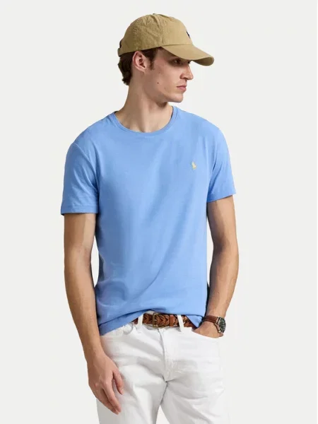 Polo Ralph Lauren T-Shirt Błękitny Custom niebieska