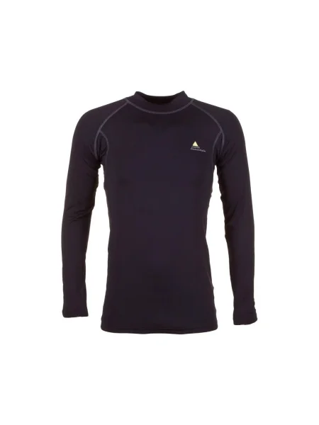 Tricou mânecă lungă Peak Mountain negru