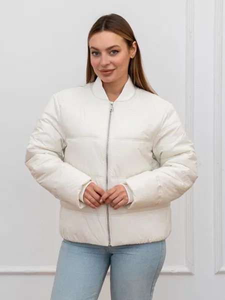 Демісезонна куртка UVENTUM молочний