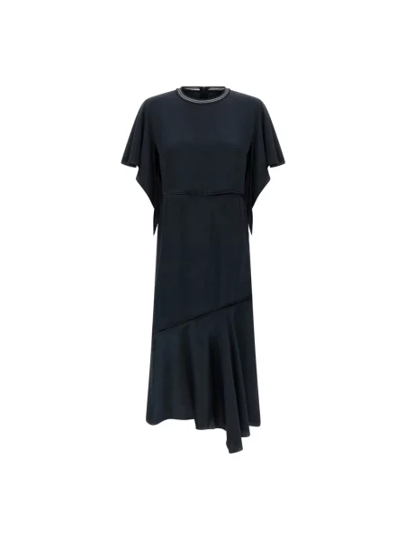 Sukienka midi Fabiana Filippi do kolan niebieska