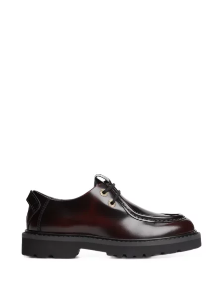 Pantofi derby Tommy Hilfiger maro