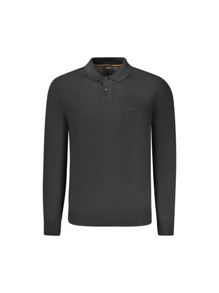Sweter Hugo Boss wełniany czarny