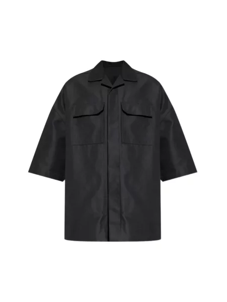Koszula z krótkim rękawem Rick Owens czarna
