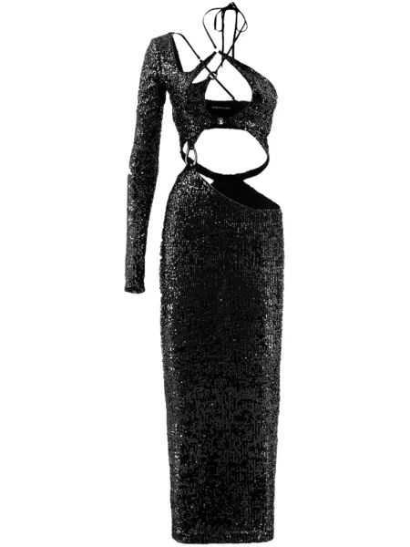 Rochie Roberta Einer cu paiete de costum negru