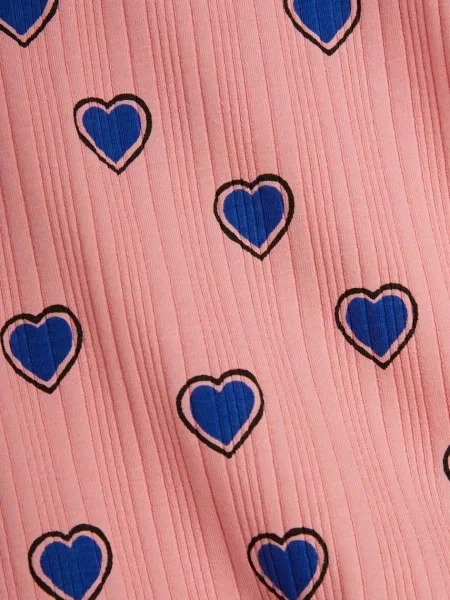 Mini Rodini Дитяча футболка Outlined hearts