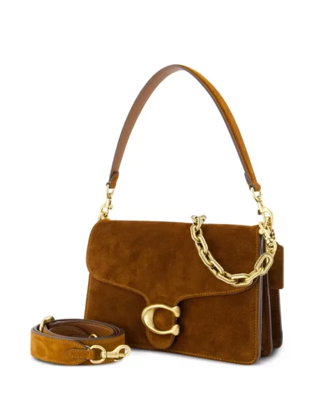 Geanta de piele Coach din piele maro