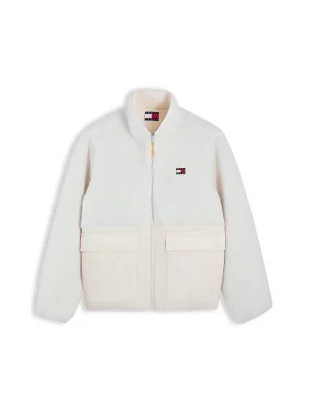 Tommy Jeans Geacă de primăvară-toamnă ESSENTIAL crem