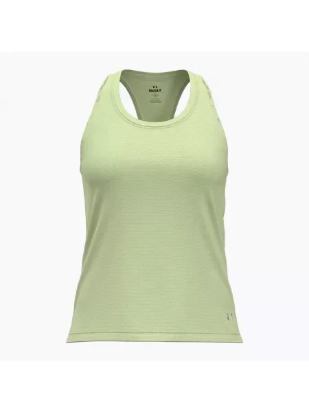 Under Armour Launch Singlet ретро зелен/отразителен дамски потник за бягане зелено