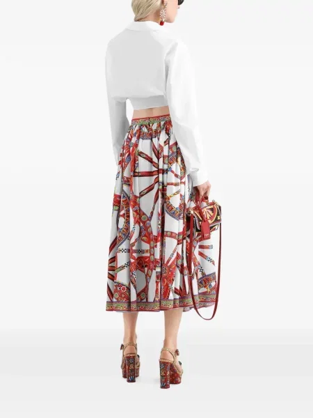 Cămașă Dolce & Gabbana din poplin alb