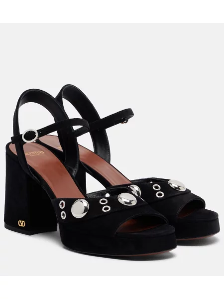 Sandale Valentino Garavani din piele negru