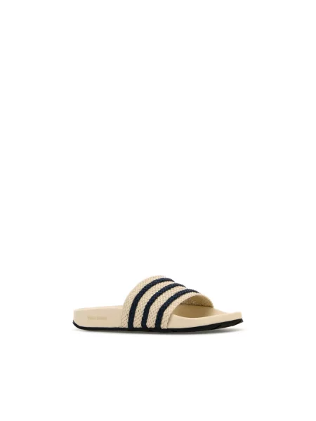 Klapki Adidas beżowe