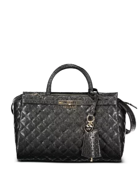 Steppelt shopper táska Guess autogrammal fekete