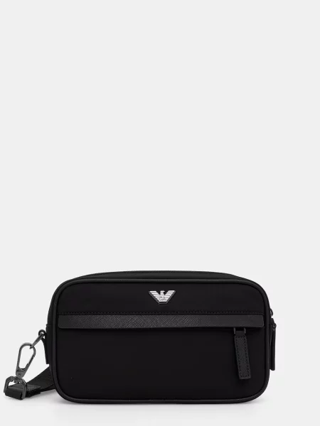 Pungă cosmetică Emporio Armani negru