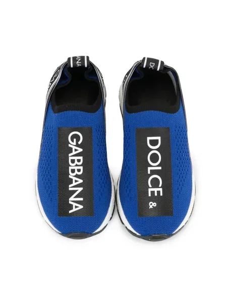 Sneakersy dziecięce Dolce And Gabbana niebieskie