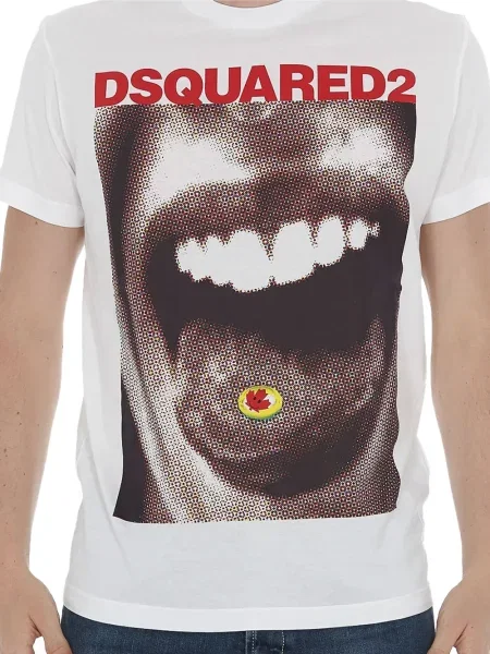 Tričko Dsquared2 biela
