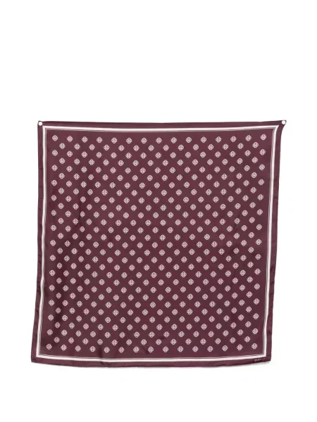 Fular Gant de mătase cu imagine violet