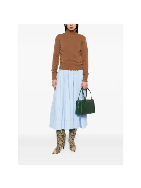 Sweter Ami Paris brązowy