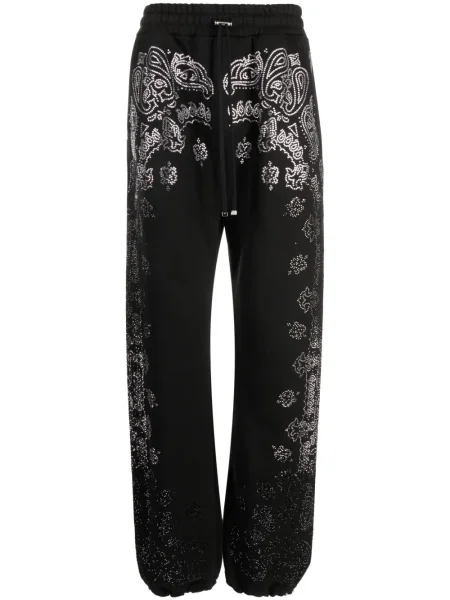 Pantaloni Amiri de cristal negru