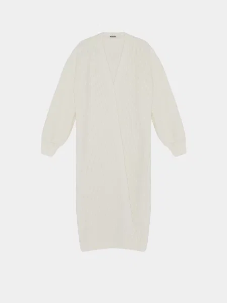 Кардиган Braska молочний акрил/вовна