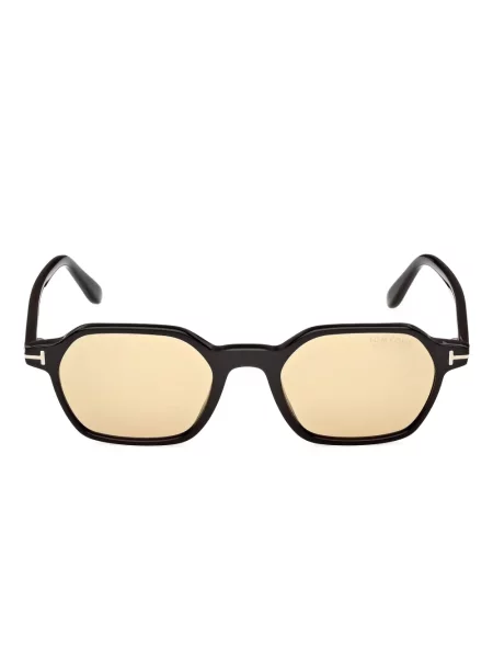 Ochelari de soare Tom Ford Eyewear cu imprimeu geometric negru