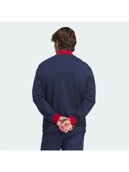 Bluza Originals half-zip czerwona