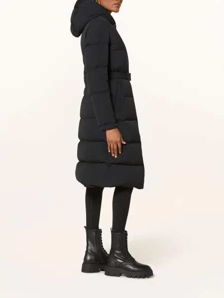 Woolrich Płaszcz Puchowy schwarz czarny