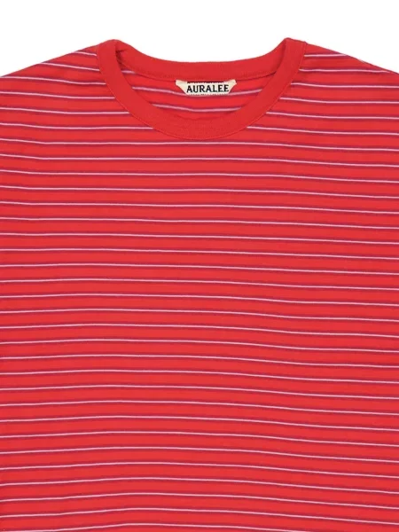 Tricou Auralee de lână roșu