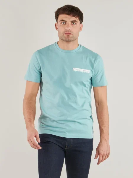 Tricou Calvin Klein Jeans albastru