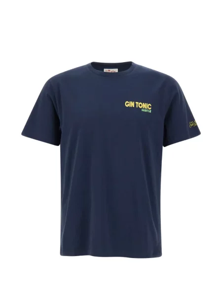 Tricou Mc2 Saint Barth cu broderie albastru