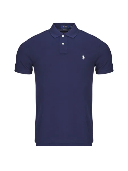 Tricou polo Polo Ralph Lauren plasă albastru