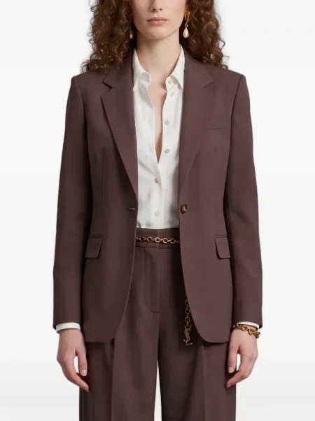 Sacou Sutton New York din canvas maro