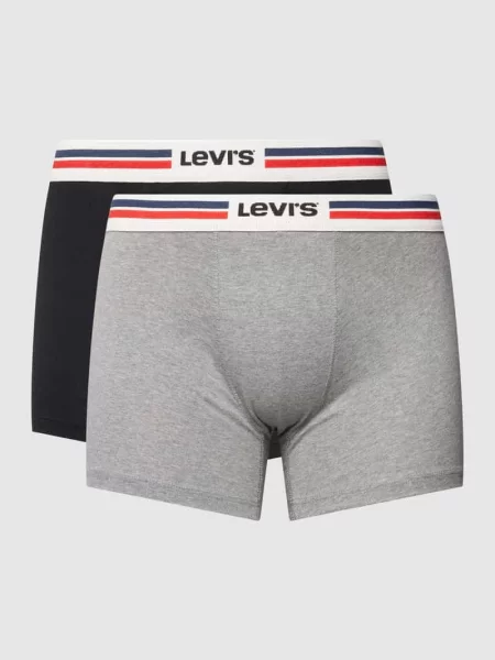 Obcisłe bokserki z elastycznym pasem z logo Levi's