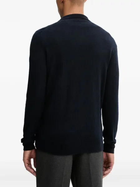 Lung tricou polo From Future albastru