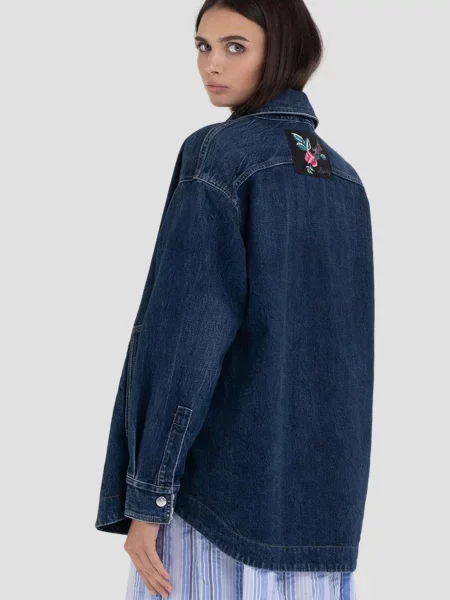 Джинсова куртка Replay синя