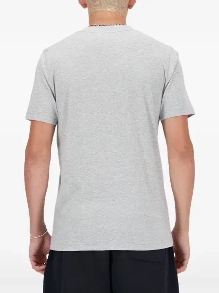 Tricou New Balance cu autograf gri