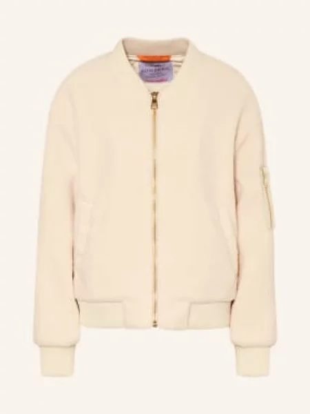 Bombers Original Kurtka Z Futerkiem Typu Teddy weiss