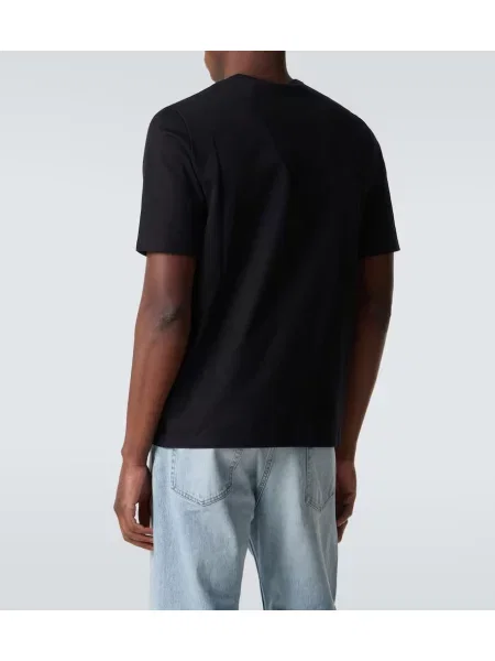 Tricou Saint Laurent din jerseu negru