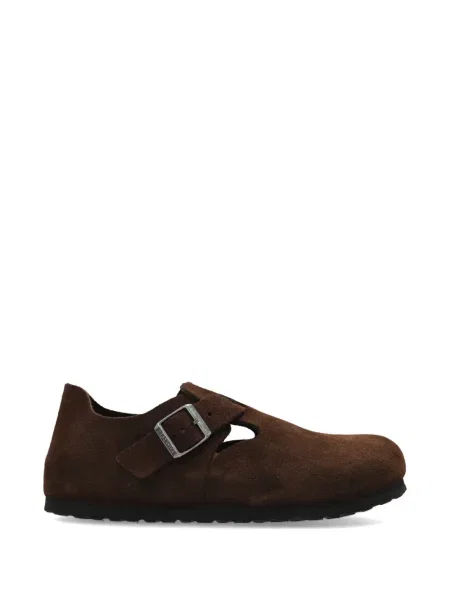 Sandale Birkenstock din piele de căprioară maro