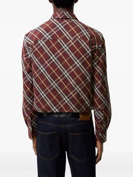 Kockás klasszikus ing Burberry piros