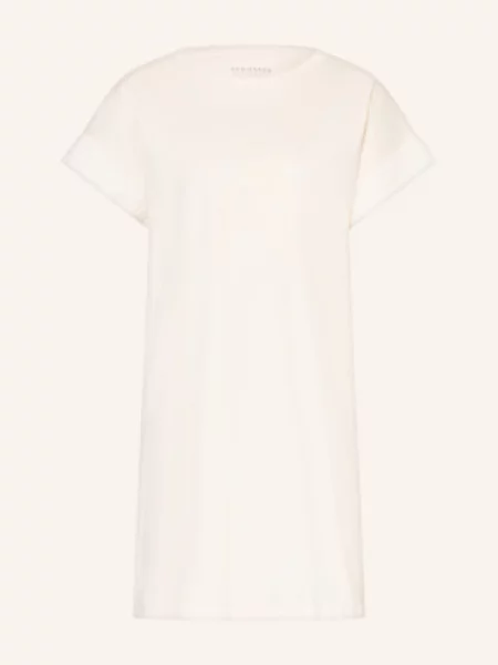 Schiesser Koszula Nocna Casual Nightwear weiss biała